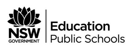 NSW Gov Education Public Schools Logo